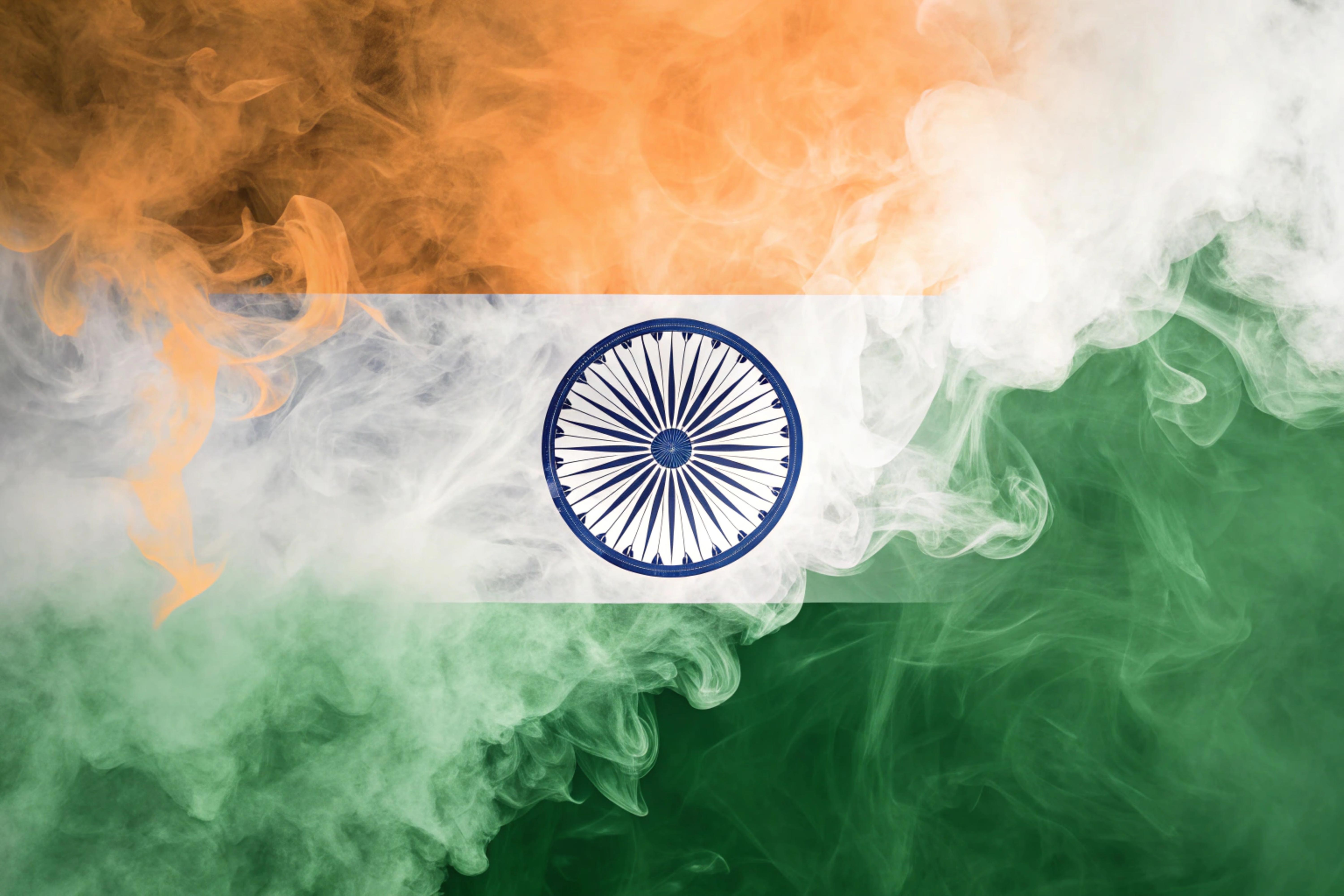 India Flag Smoke Wallpapers High Quality Free Downloads